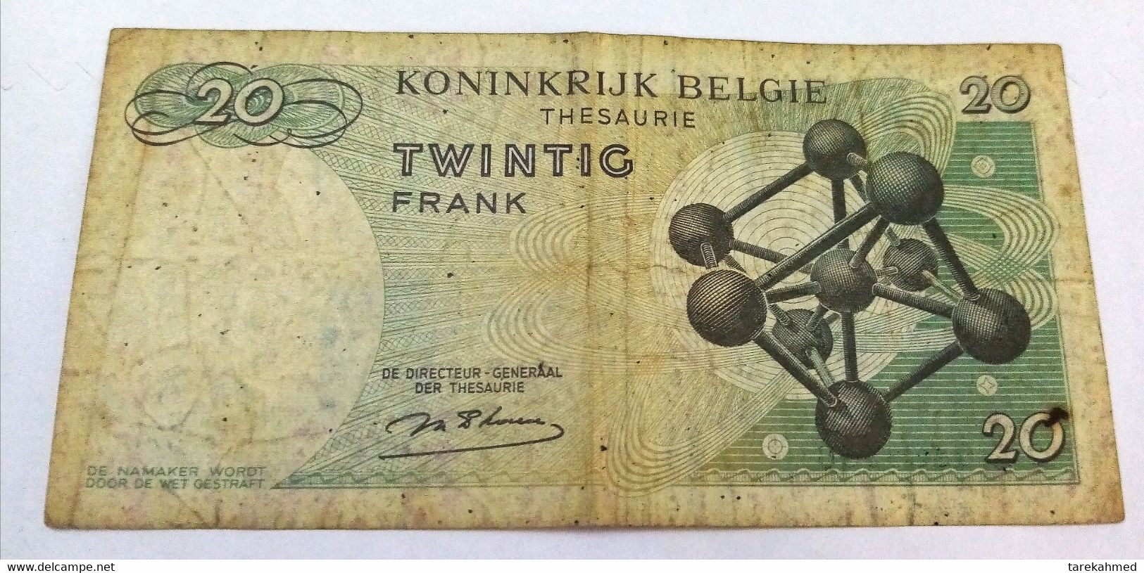 Belgium , P.138 , 20 Francs , 1964 - Andere & Zonder Classificatie