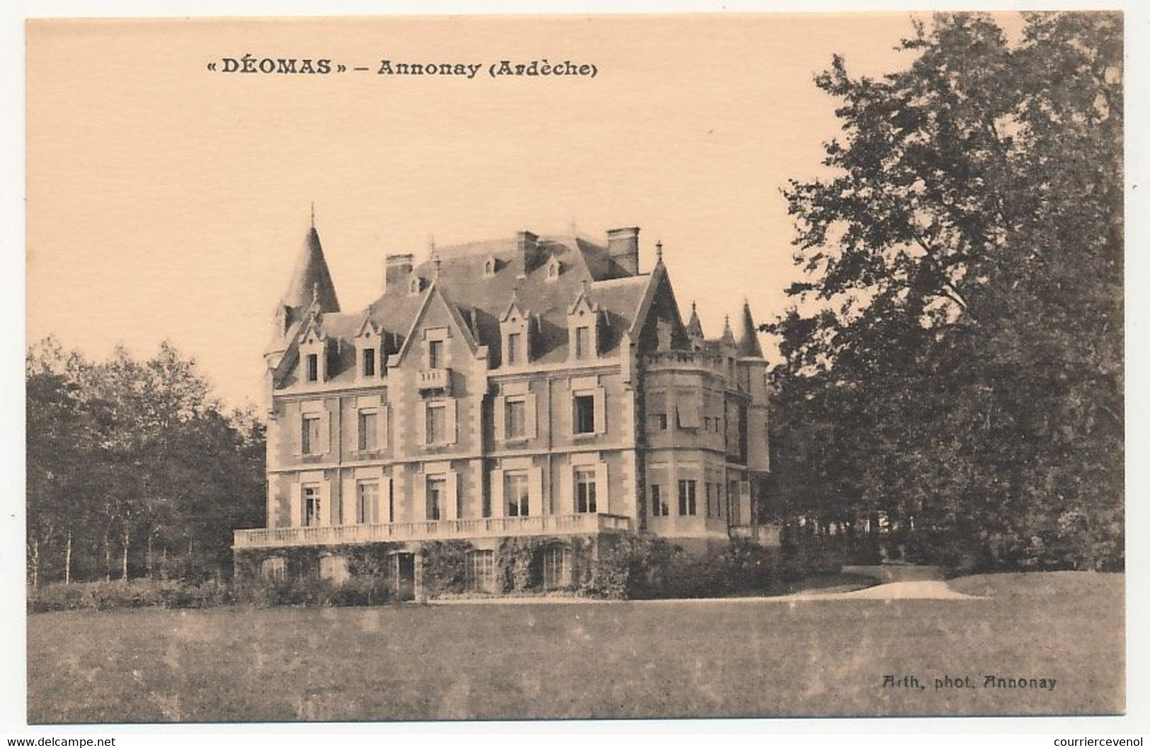 CPA - ANNONAY (Ardèche) - "Déomas" (Château) - Annonay