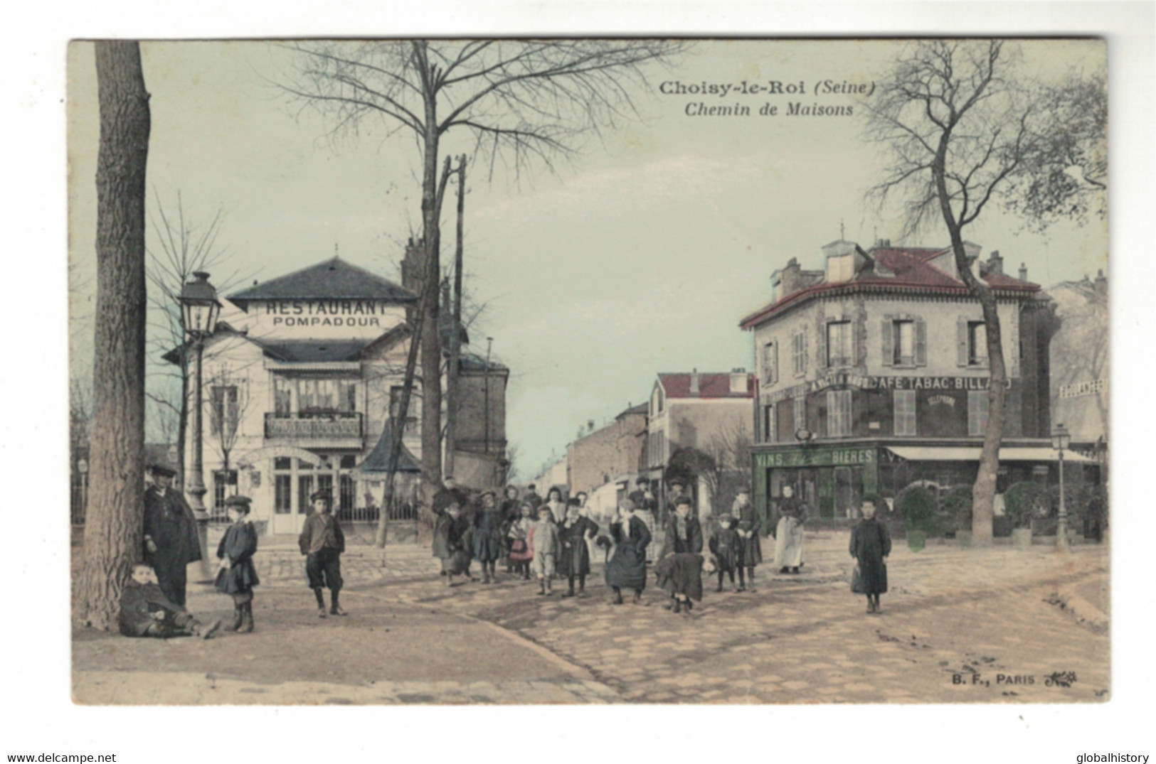 DH1248 - Dep.94 - CHOISY LE ROI, SEINE - CHEMIN DE MAISONS - RESTAURANT POMPADOUR - Choisy Le Roi