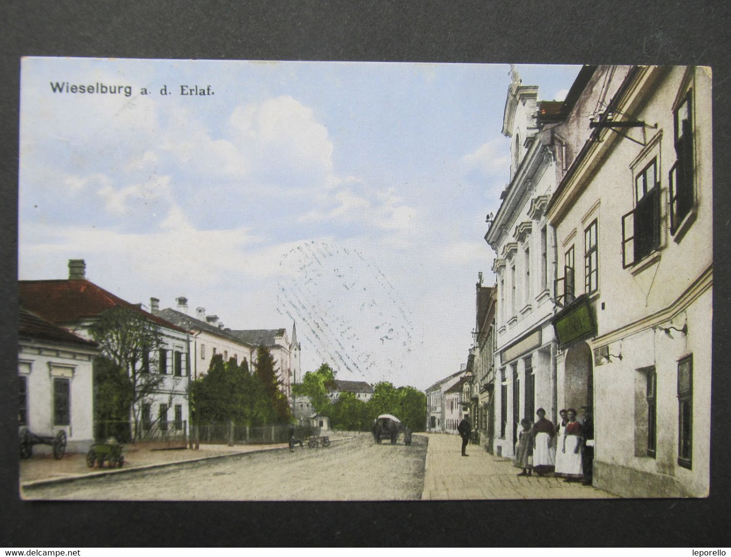 AK Wieselburg A. Erlauf B. Scheibbs 1915 Strasse  /// D*54779 - Scheibbs