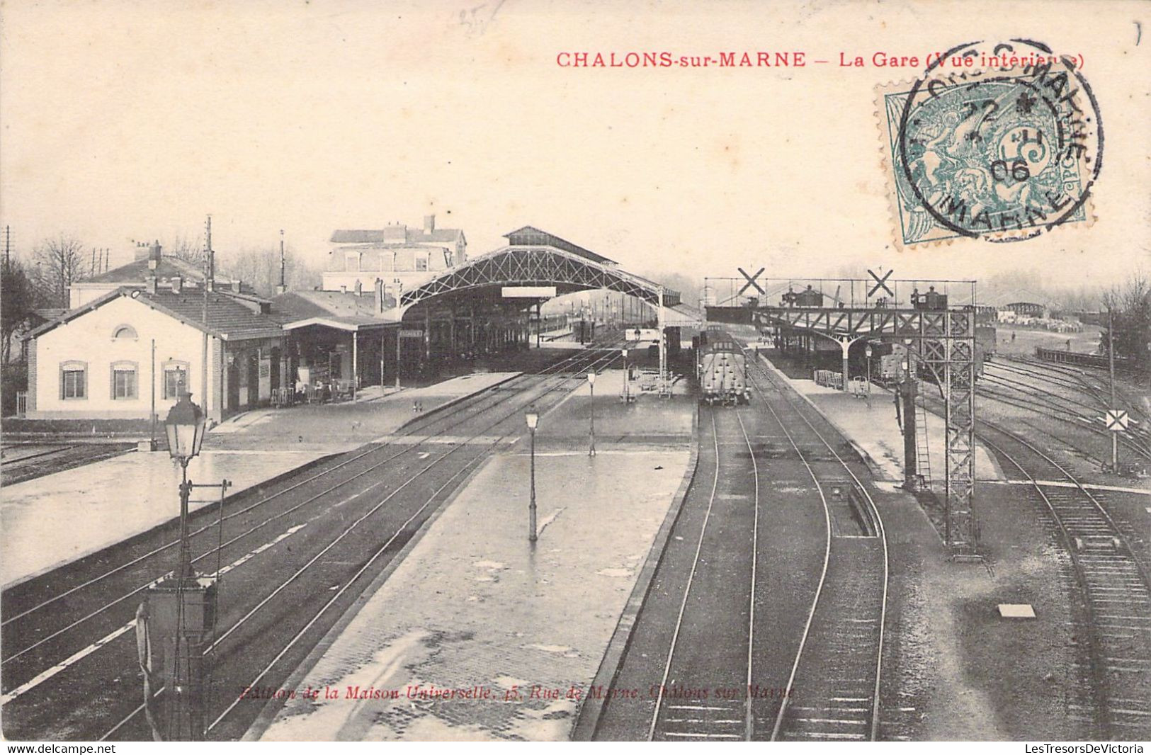 CPA - France - 51 - Chalons Sur Marne - La Gare Vue Intérieure - Châlons-sur-Marne