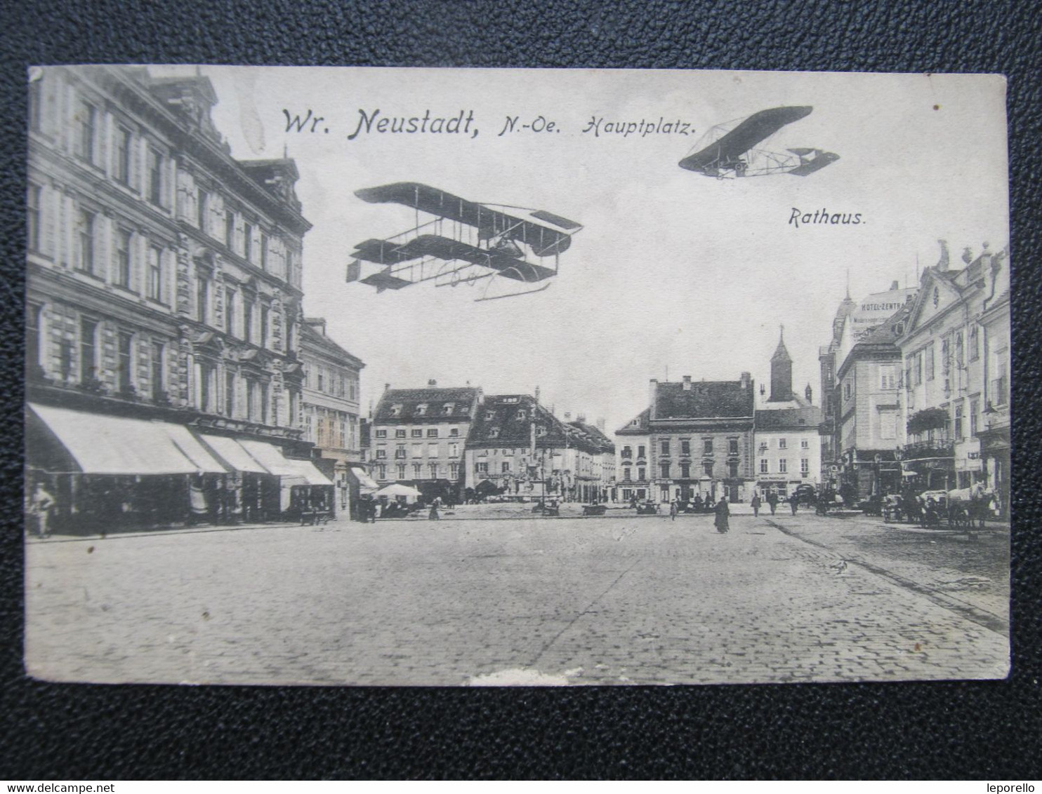 AK WIENER NEUSTADT Flugzeug 1917 /// D*54807 - Wiener Neustadt