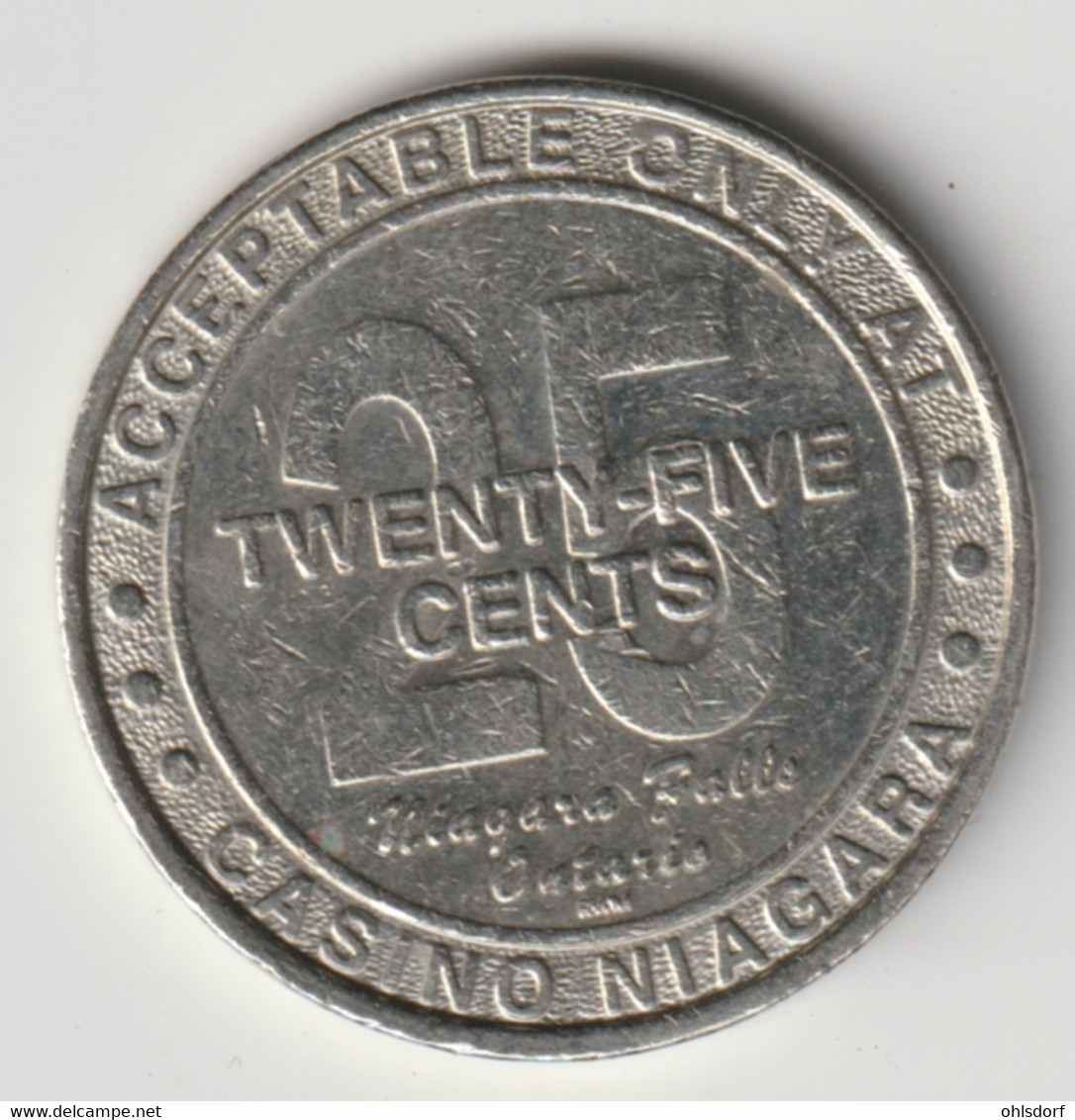 U.S.A. - Casino Niagara: 25 Cents, Token - Casino