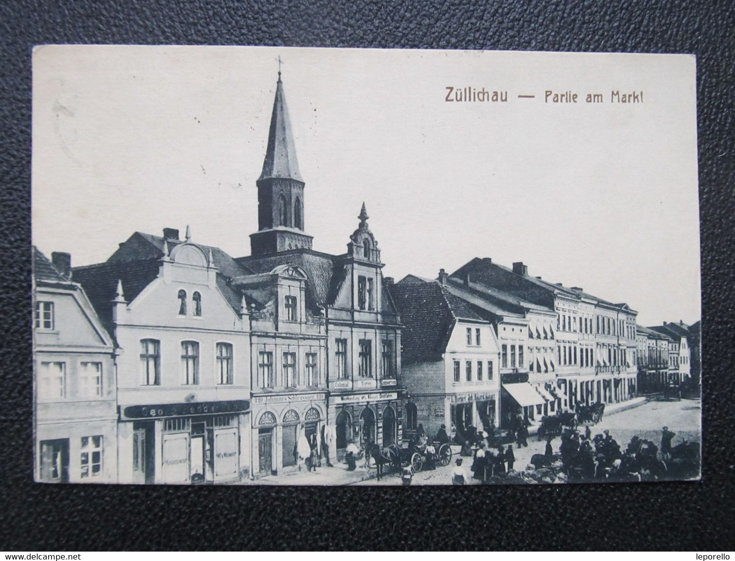 AK ZÜLLICHAU Kr. Grünberg Sulechów Markt 1922 /// D*54822 - Neumark