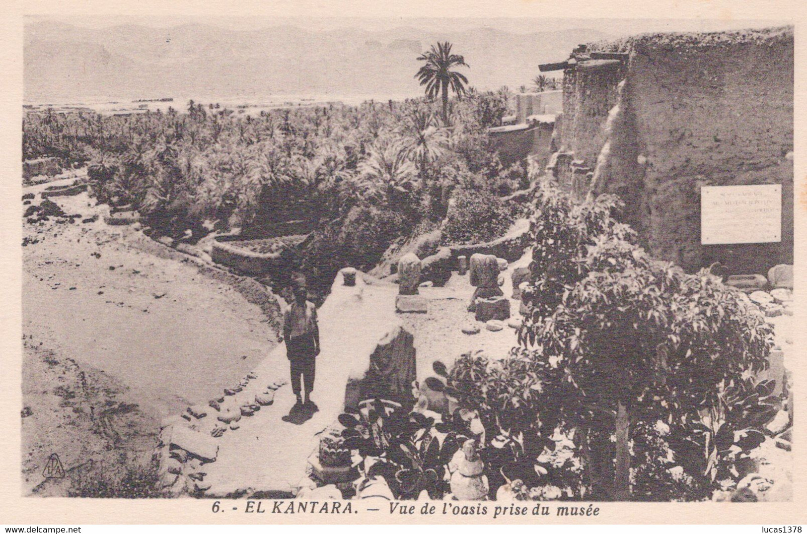 EL KANTARA / VUE DE L OASIS PRISE DU MUSEE - Batna