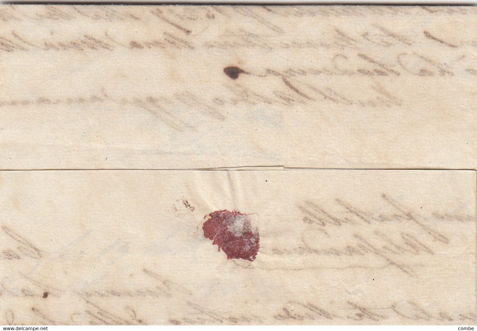 OLD LETTER. EGYPT.  1837. CAIRO TO J. SONNINO, ALESSANDRIA. TEXT IN ITALIAN - Prefilatelia