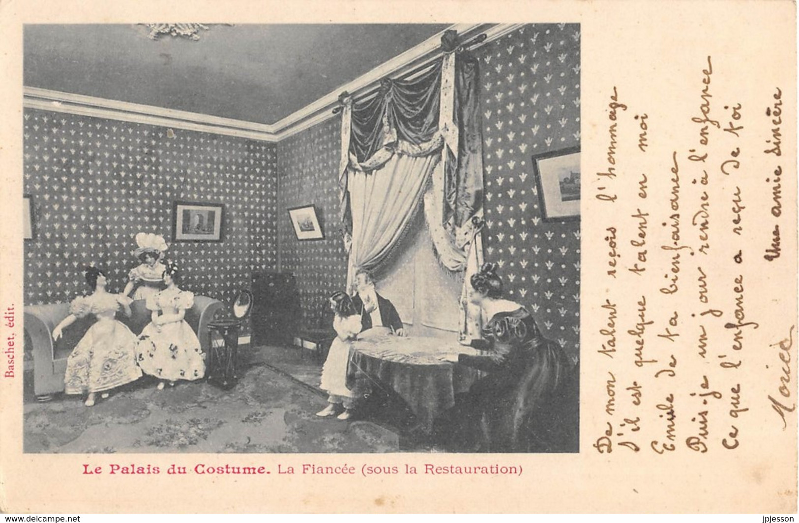 MODE - LE PALAIS DU COSTUME - LA FIANCEE ( SOUS LA RESTAURATION ) - PIONNIERE, 1900 - Mode