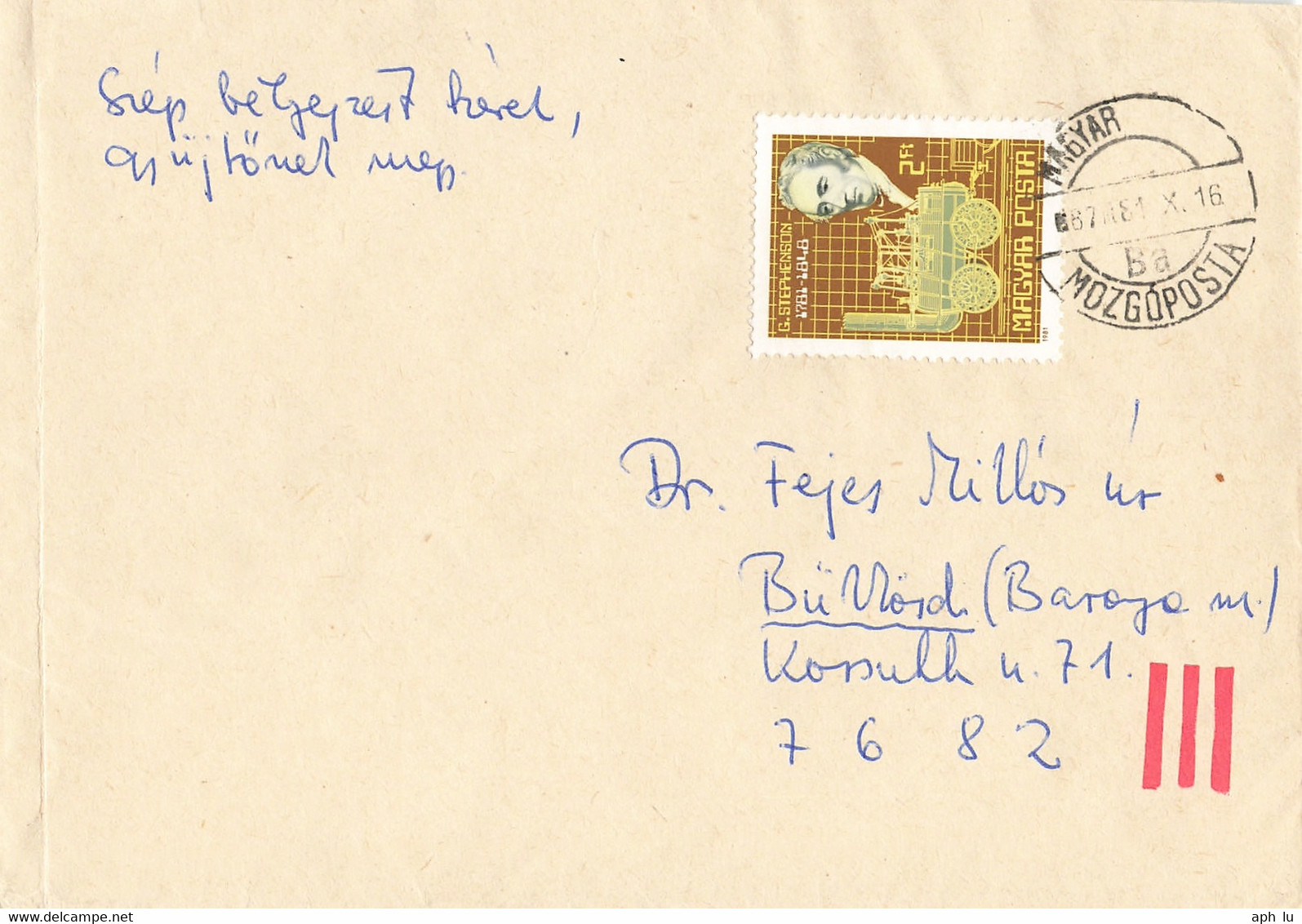 Bahnpost (R.P.O. / T.P.O.) 87 (BP1035) - Storia Postale