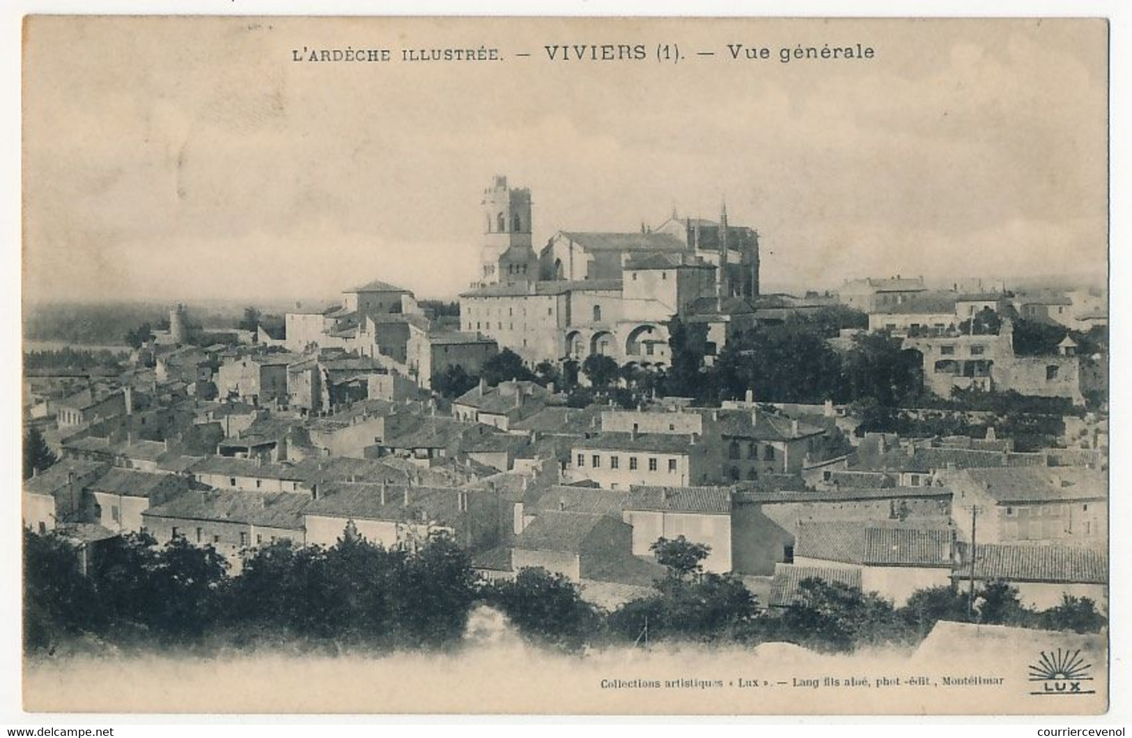 CPA - VIVIERS (Ardèche) - Vue Générale - Viviers