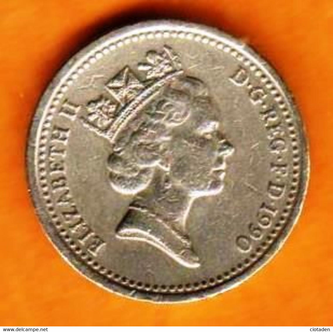 GB - 1 Pound  Elisabeth II  1990 - 1 Pond