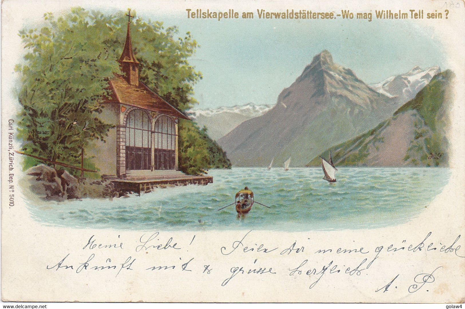 31132# CARTE POSTALE De SCHÜPFHEIM ? Obl AMBULANT N°14 1899 Pour WILLISAU - Bahnwesen