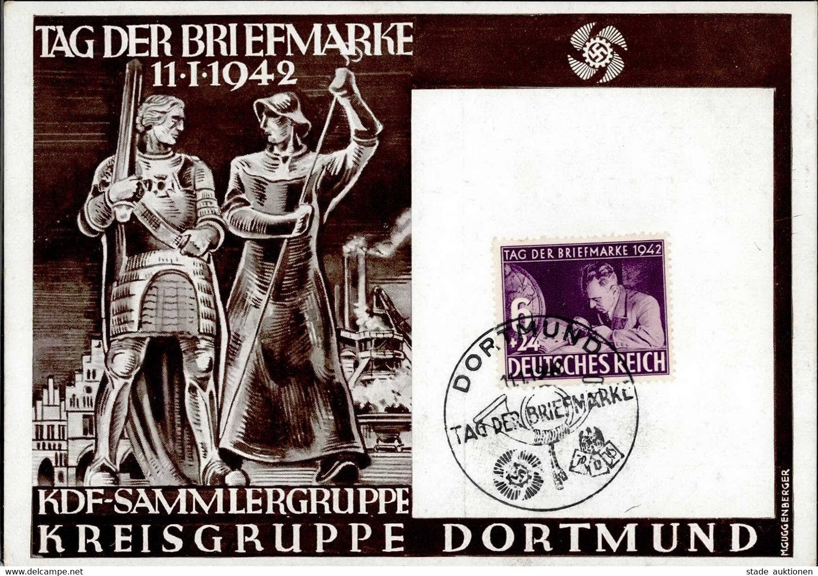 Tag Der Briefmarke Dortmund KDF Sammlergruppe 1942 I- - Unclassified