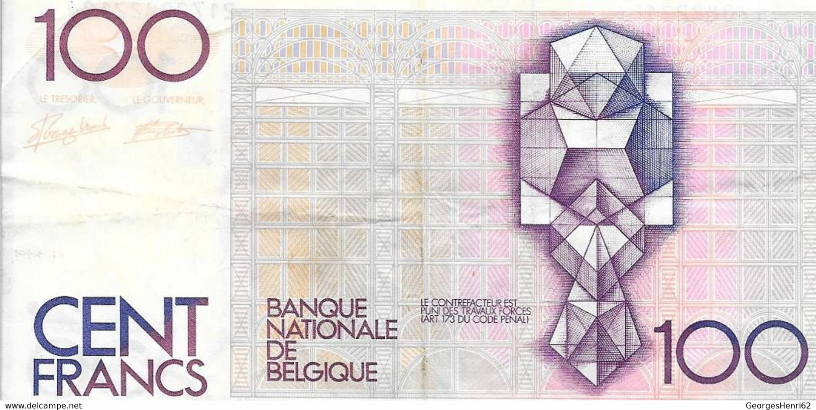 BELGIQUE - 100 Francs  - 1982 - (142) - [ 9] Colecciones