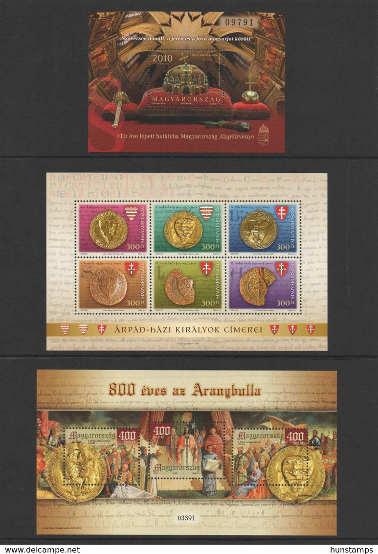 Hungary 2022. Full Year Set With Blocks In Present Pack, By The 5 Scans! MNH (**) - Full Years