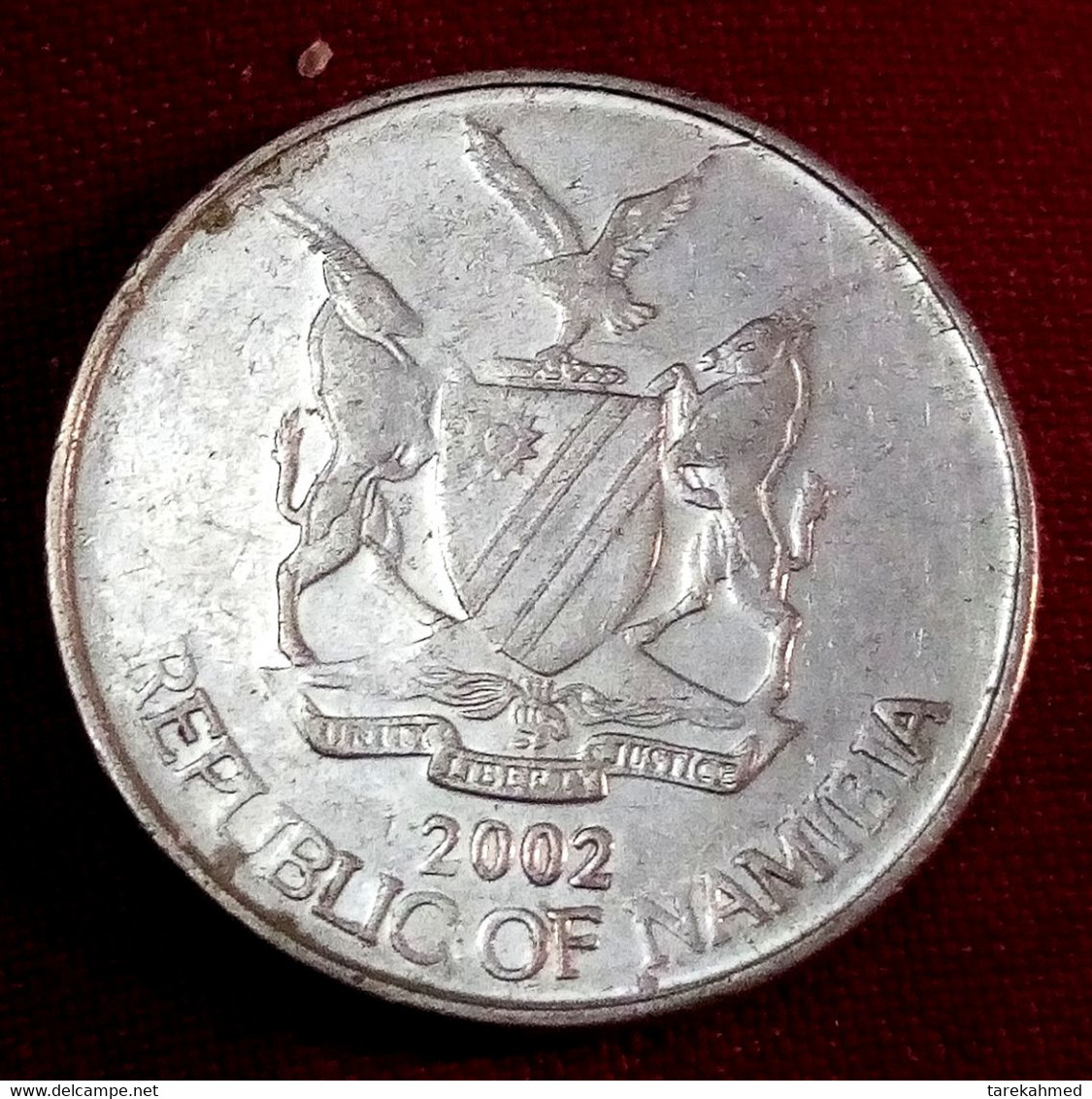 Namibia, 5 Cents, 2002, KM:1 ,Agouz - Namibië