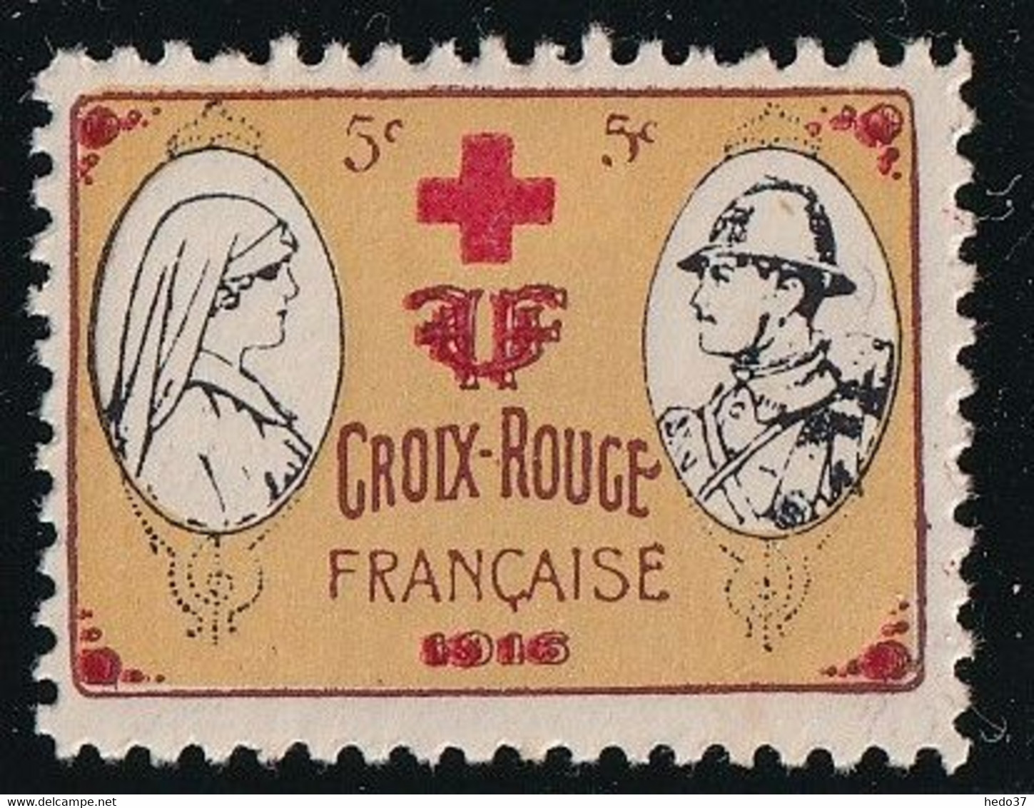 France Vignettes Croix Rouge - Neuf * Avec Charnière - TB - Croce Rossa
