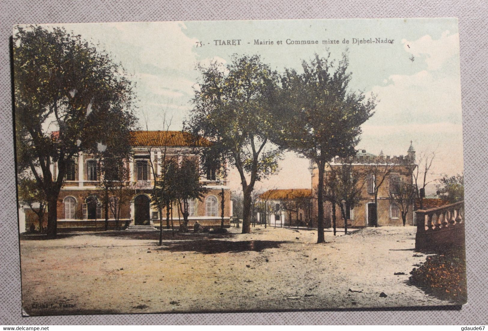 TIARET (ALGERIE) - MAIRIE ET COMMUNE MIXTE DE DJEBEL NADOR - Tiaret