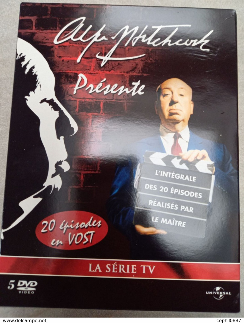 Coffret De 5 DVD: Série TV "Alfred Hitchcock Présente" 20 épisodes Dont 8 En VOST - Séries Et Programmes TV