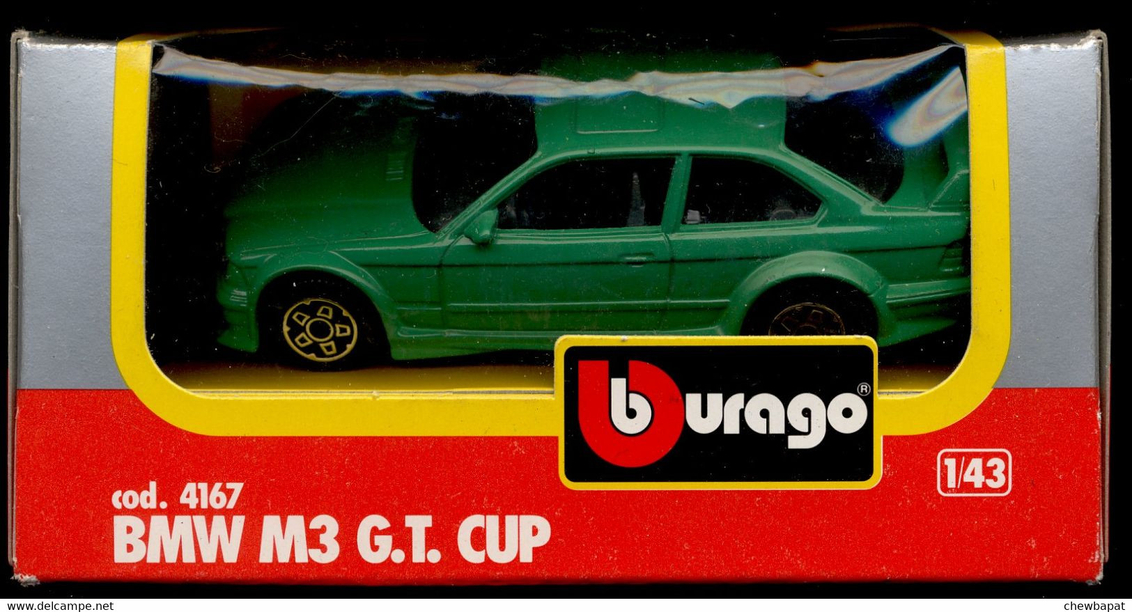 Burago - échelle 1/43 - BMW M3 G.T. CUP Dans Sa Boîte D'origine - Burago