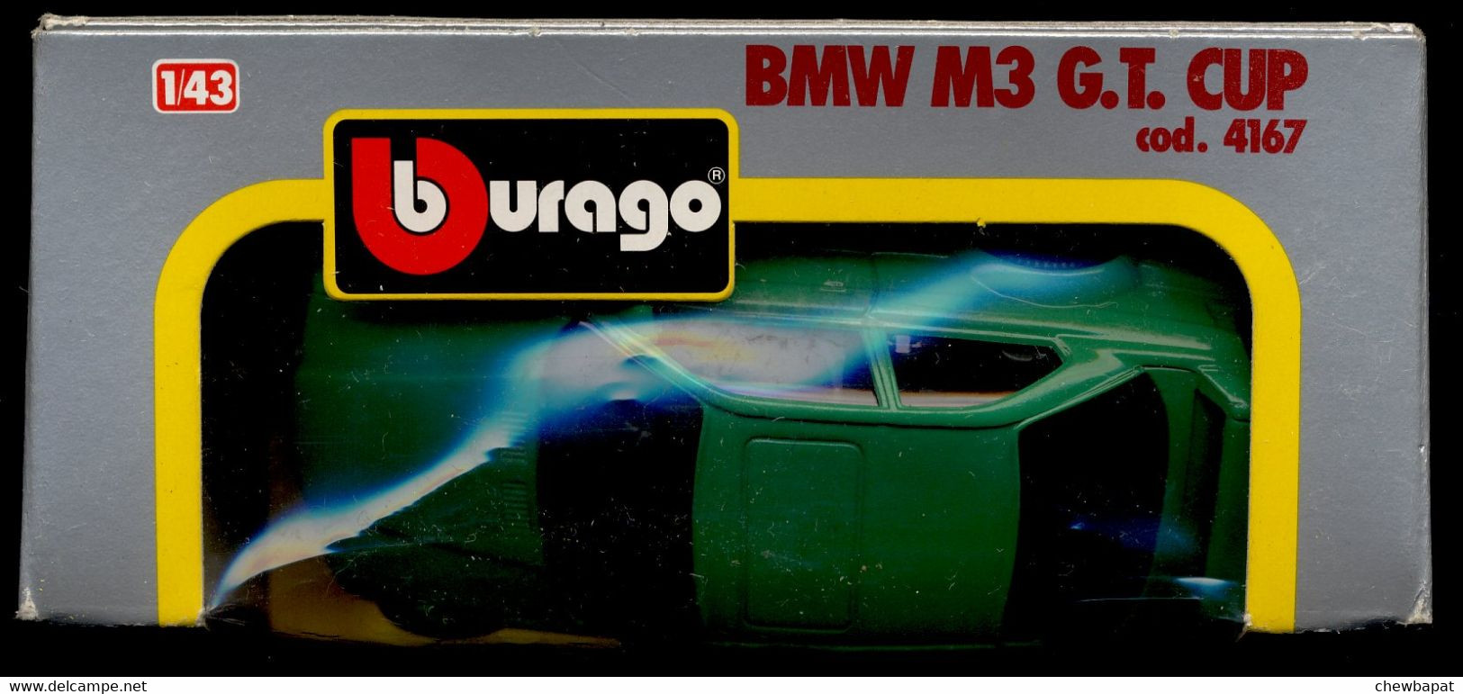 Burago - échelle 1/43 - BMW M3 G.T. CUP Dans Sa Boîte D'origine - Burago