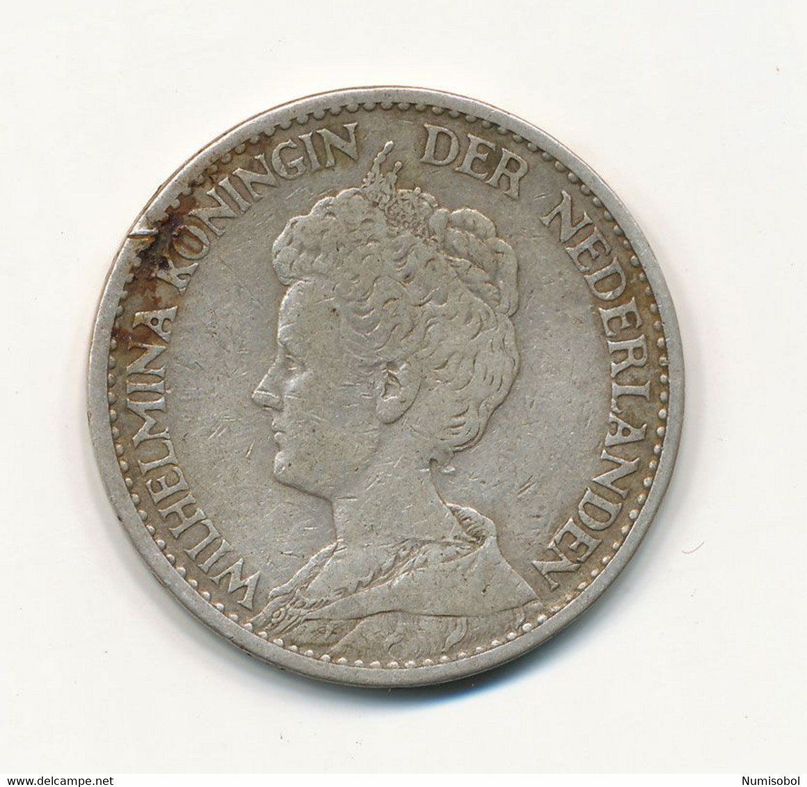 NETHERLANDS - 1 Gulden 1915. (Silver .945) 10 Grams (NTH005) - 1 Gulden