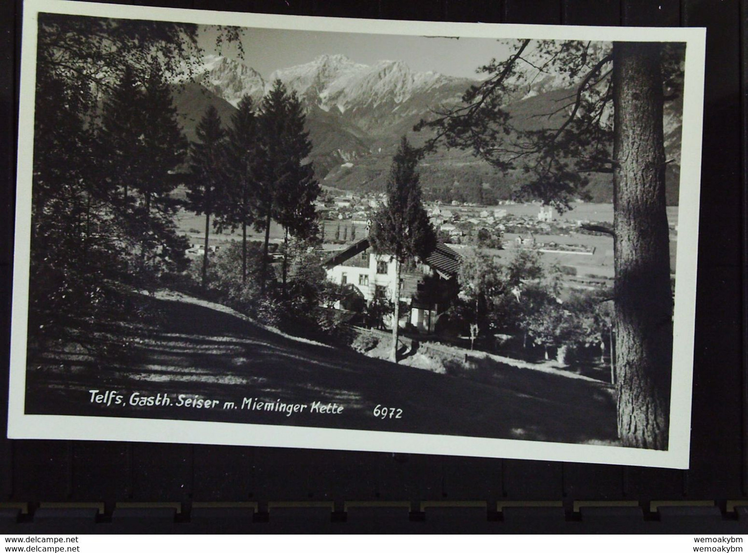 AK Österreich - Ansichtskarte Aus Telfs - Mit Gasthof Seiser Mit Mieminger Kette Um 1930 - Telfs