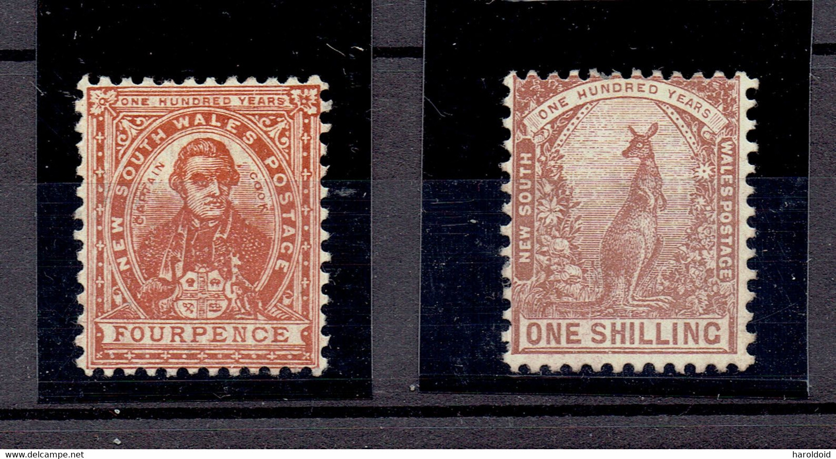 NOUVELLES GALLES DU SUD - TP N°61 X MH TB - N°64 XX MNH TTB - 1888 - Mint Stamps