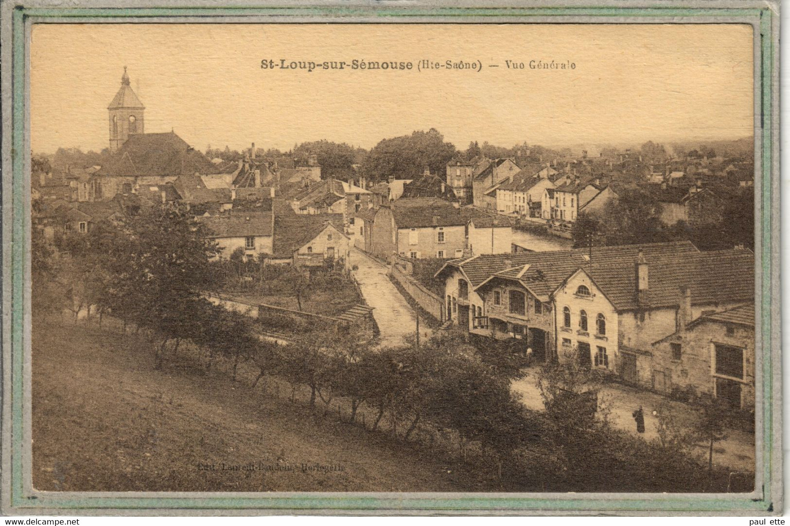 CPA - ST (70) SAINT-LOUP-sur-SEMOUSE - Aspect De L'entrée Du Bourg Dans Les Années 30/40 - Saint-Loup-sur-Semouse