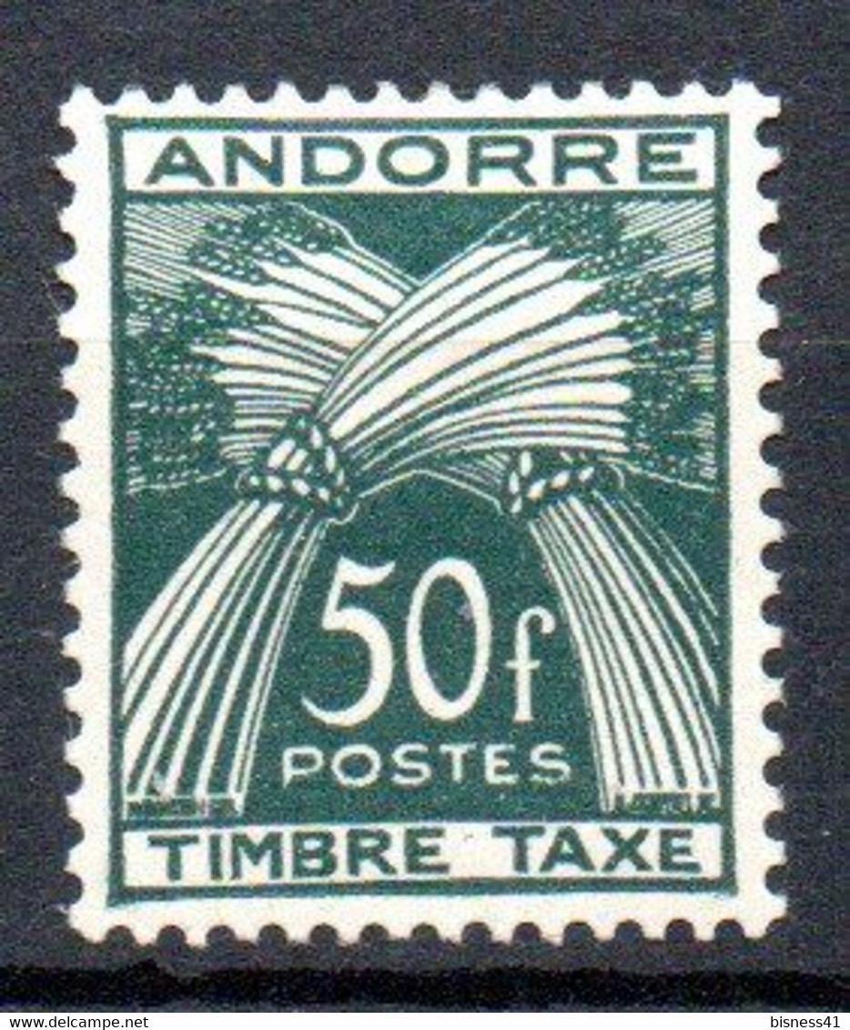 Col32 Andorre Français Taxe N° 40 Neuf X MH  Cote : 25,00 € - Luftpost