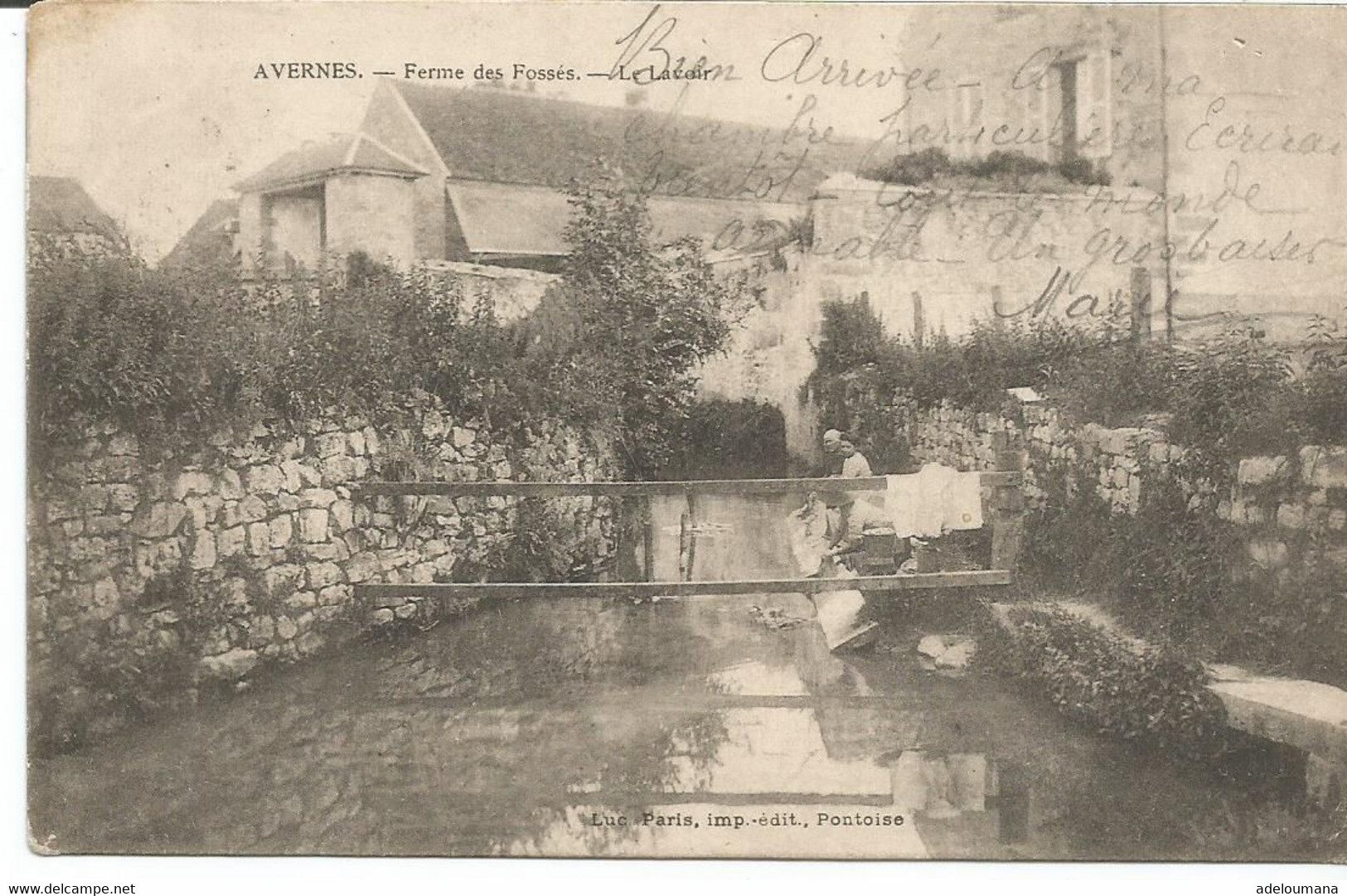 AVERNES  -  FERME DES FOSSES  - LE LAVOIR - Avernes