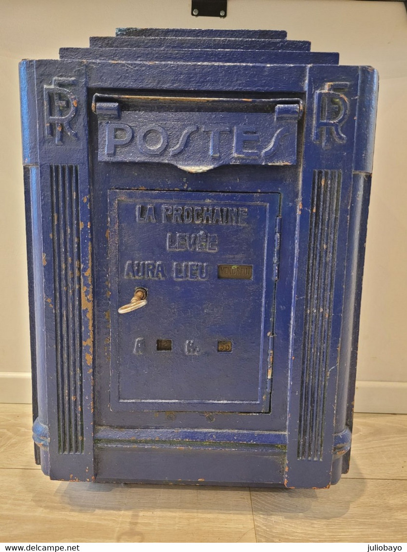 Boite Aux Lettres Picard Sauverbach/Foulon Paris 1939 Avec Lettres Des Années 40, VENTE SUR PLACE PAS DE LIVRAISON - Otros & Sin Clasificación