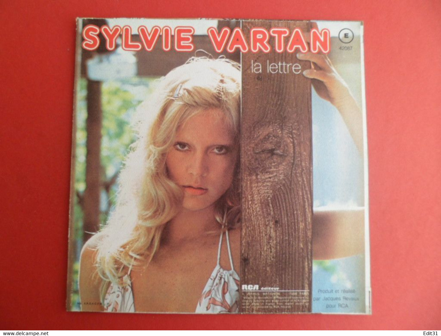 Pochette Disque Juke-box : Sylvie VARTAN - La Lettre - Qu'est Ce Qui Fait Pleurer Les Blondes - Accessories & Sleeves