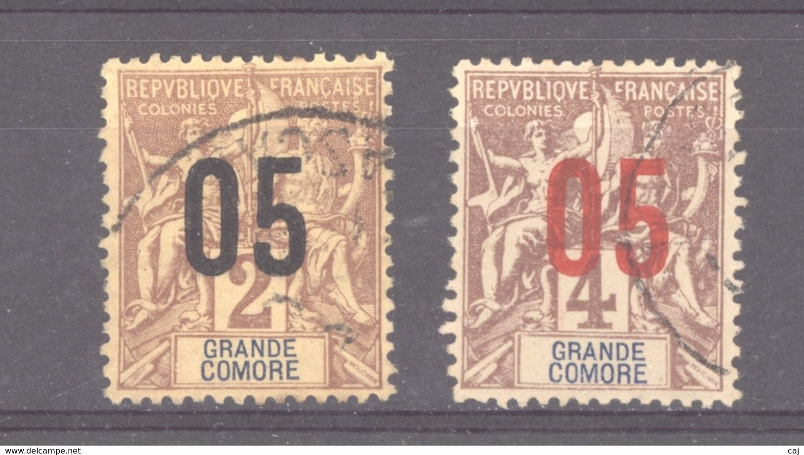 Grande Comore  :  Yv  20-21  (o) - Used Stamps