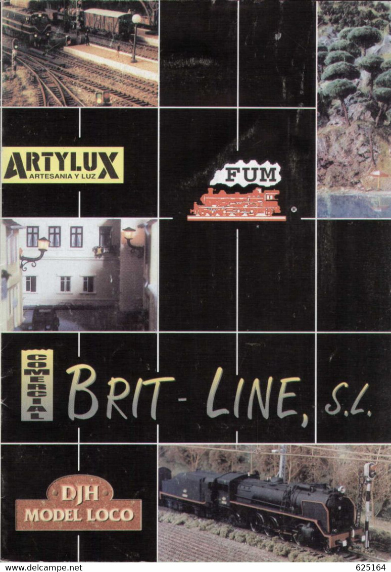 Catalogue BRIT-LINE 2003 ARTYLUX - FUM - DJH MODEL LOCO - HO 1/87  - En Espagnol - Ohne Zuordnung