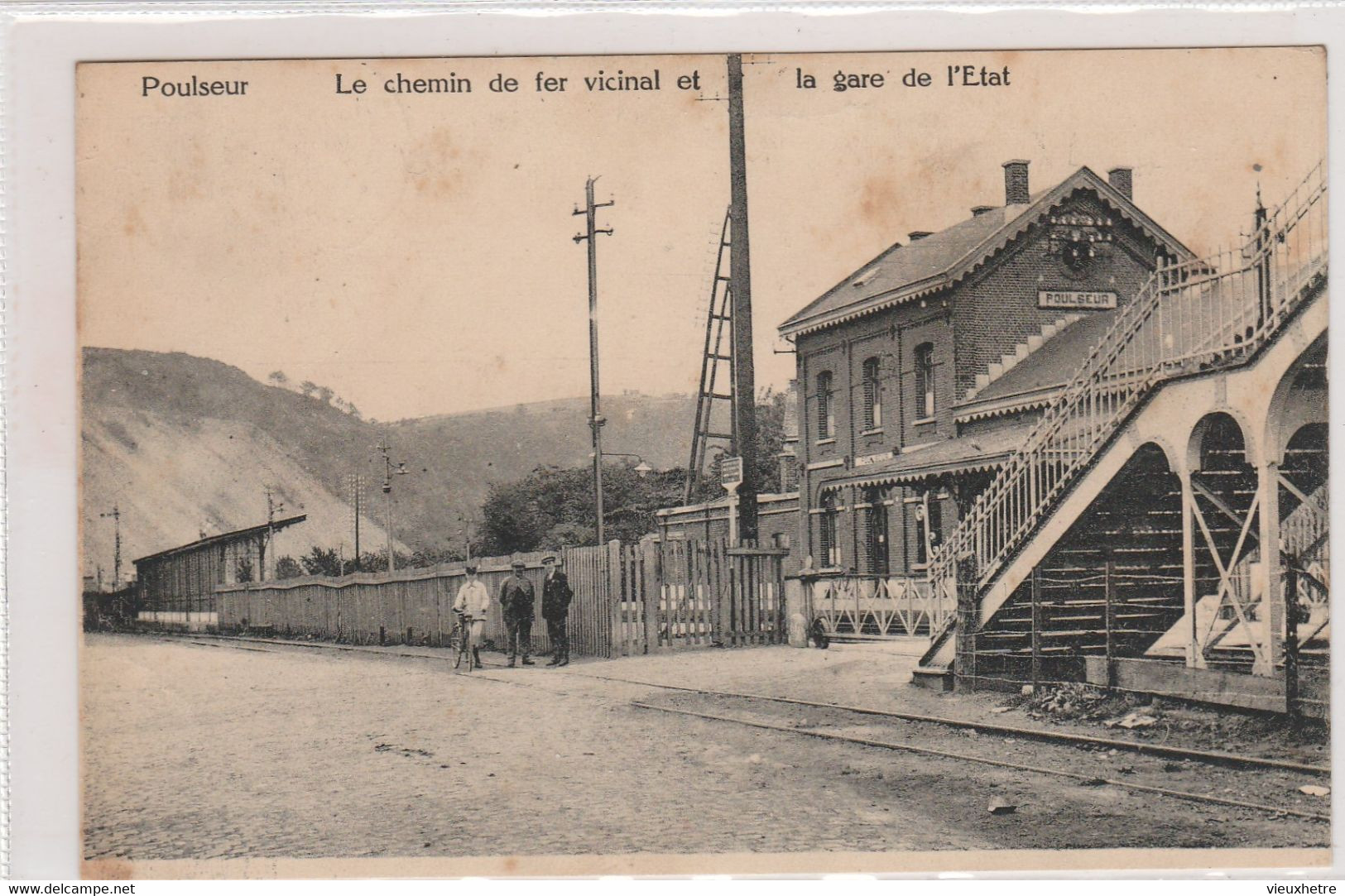 Comblain-au-pont Poulseur  Gare Statie BAHNHOF - Comblain-au-Pont