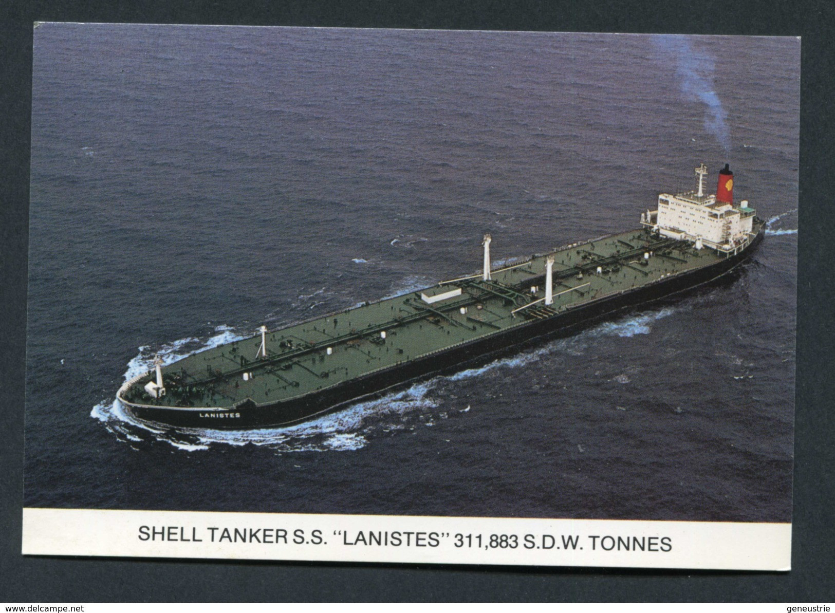 CPM D'armateur Compagnie Pétrolière Shell - Pétrolier "S/S Lanistes" Tanker - Pétroliers