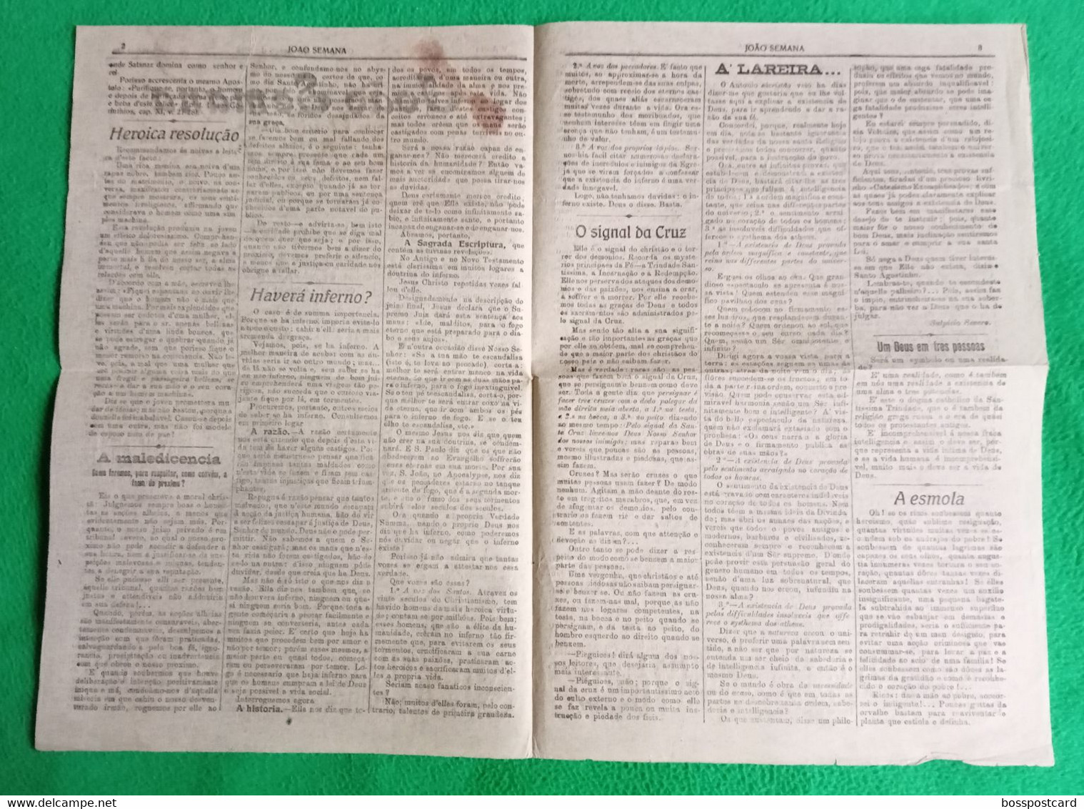 Ovar - Jornal "João Semana" Nº 210 De 10 De Março De 1918 - Imprensa. Aveiro. Portugal. - Algemene Informatie