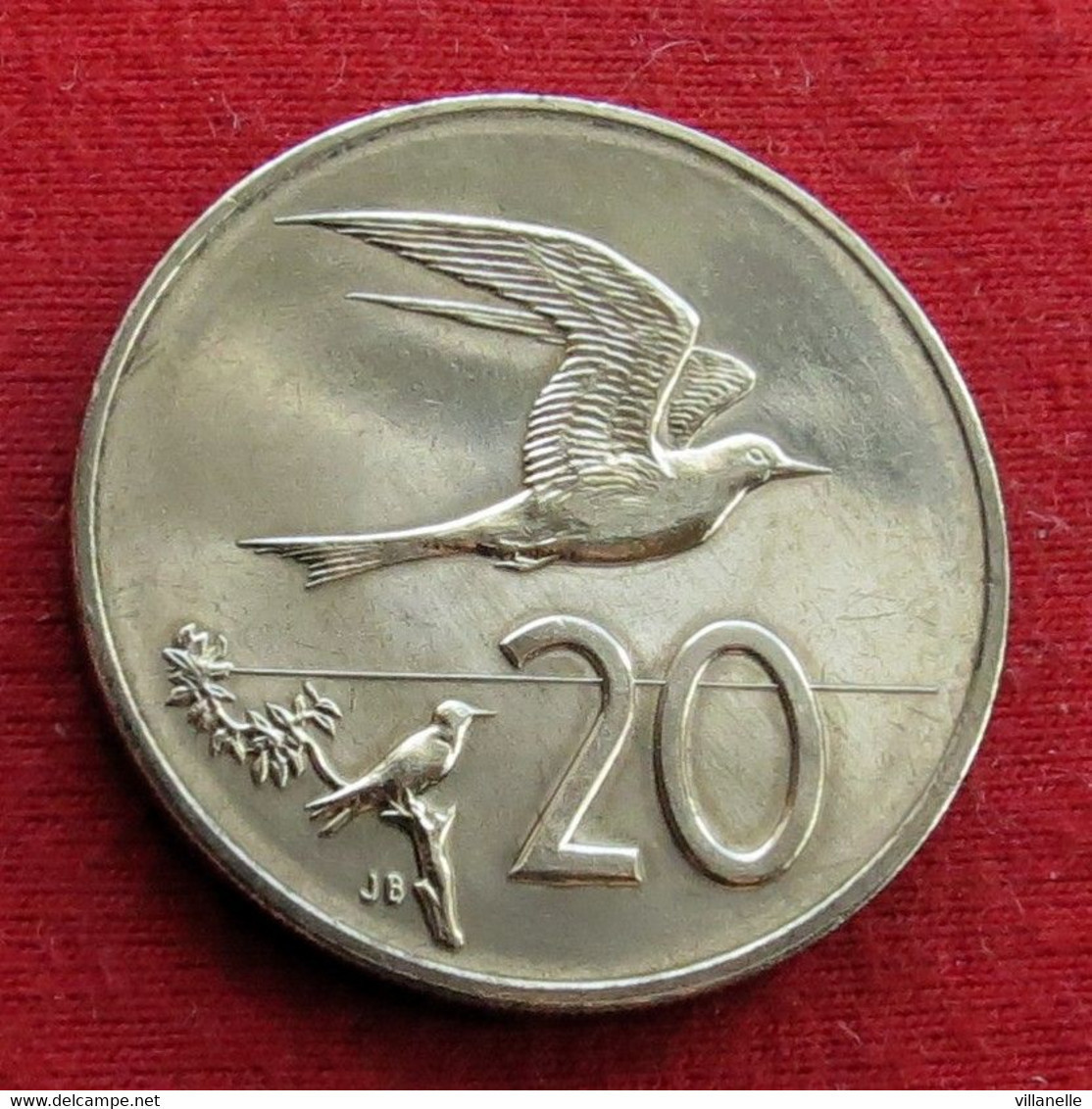 Cook Islands 20 Cents 1992 Bird UNC ºº - Islas Cook