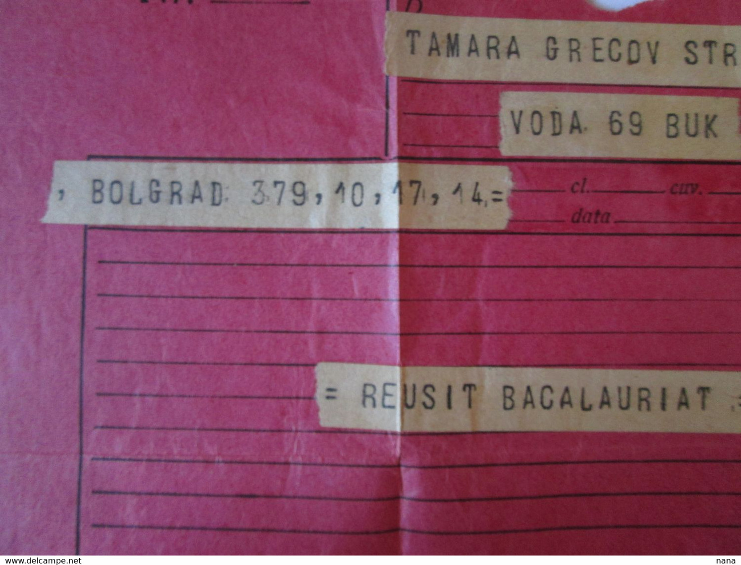 Rare! Romania:Telegramme Bolgrad-Bucarest Du 17 Juin 1940/Bolgrad-Bucharest Telegram June 17,1940 - Telegraaf