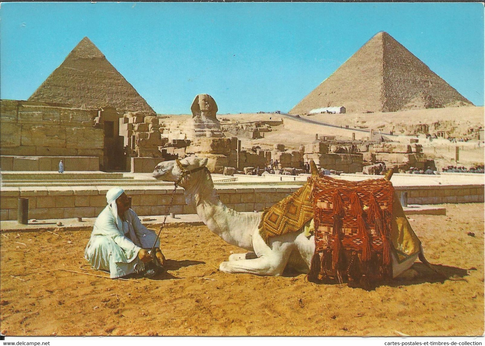GIZA , The Sphinx And The Pyramids Of Cheops And Chephren ; الجيزة وأبو الهول وأهرامات خوفو وخفرع - Sphinx