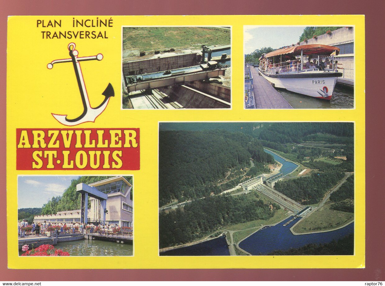 CPM Neuve 57 ARZVILLER - SAINT LOUIS Le Plan Incliné Multi Vues - Arzviller