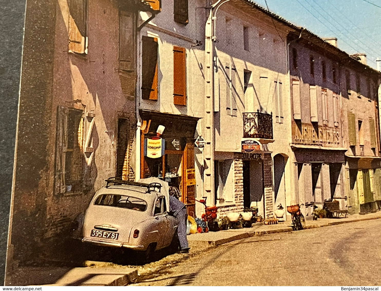 Carte Postale Photo 81 Salvagnac - ( Tarn) La Grande Rue - Ecrite - - Salvagnac