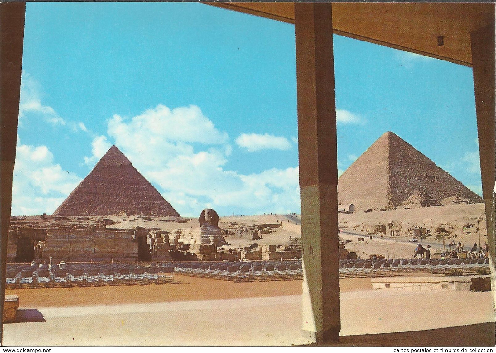 GIZA , The Sphinx And The Pyramids Of Cheops And Chephren ; الجيزة وأبو الهول وأهرامات خوفو وخفرع - Sphinx