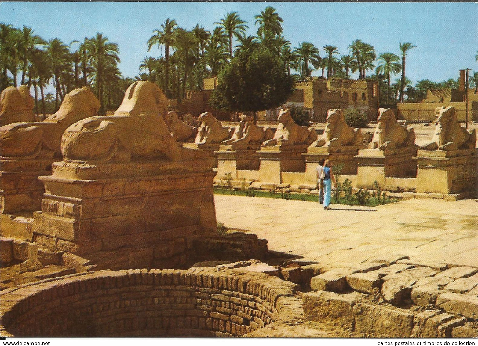 KARNAK , The Famous Sphinx Avenue At Amon Temple ; كارنك ، شارع أبو الهول الشهير في معبد آمون - Sphynx