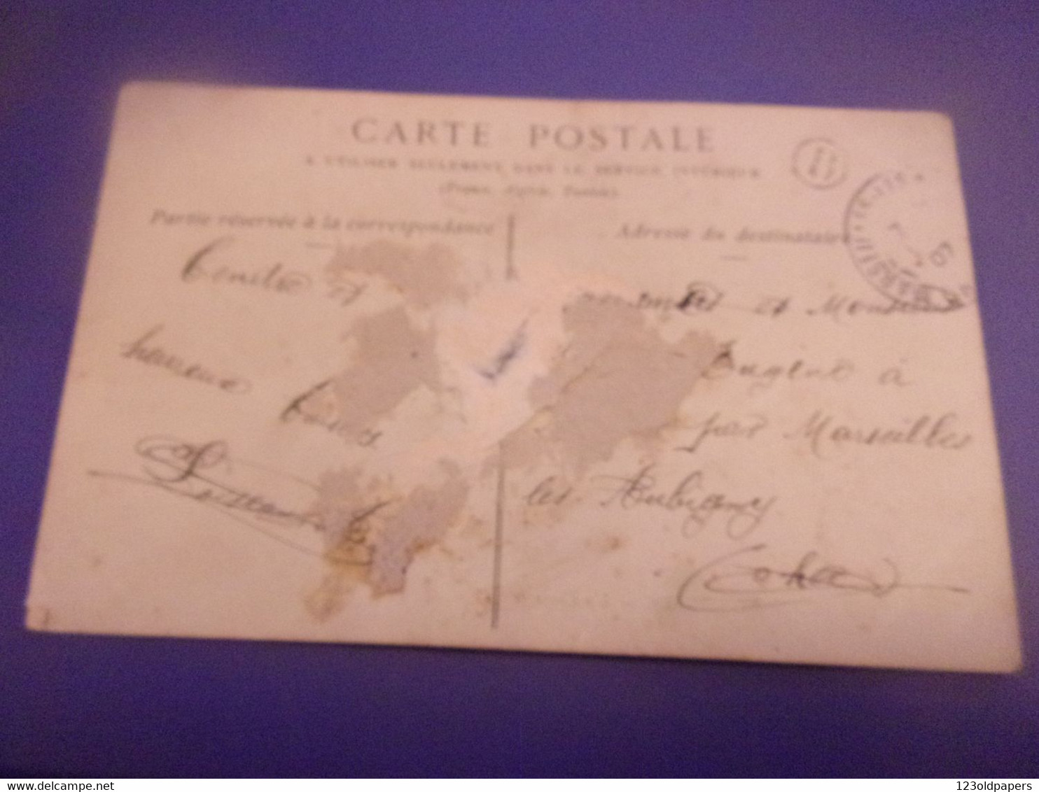 ♥️  Type Berrichon Un Courrier  El 1907  ATTELAGE - Centre-Val De Loire