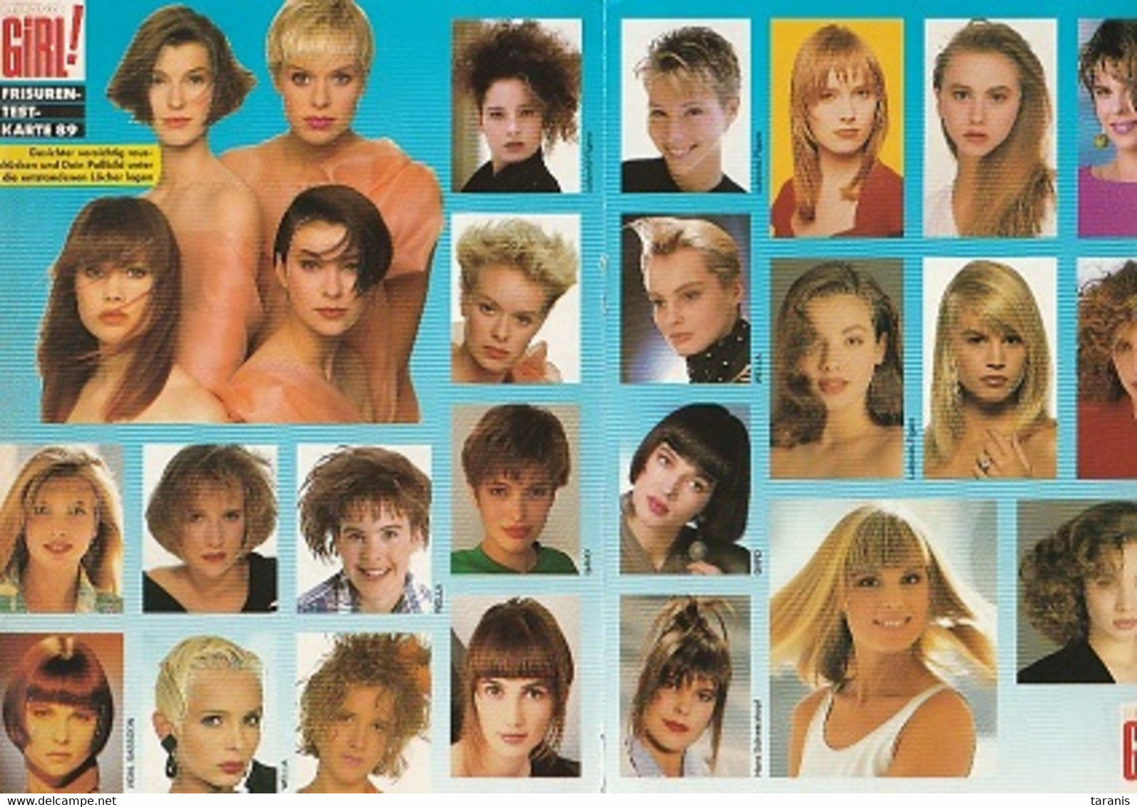 BRAVO GIRL - COIFFURE - Document Pour Test - 26 Coiffures Prédécoupées 20x32 TBon Etat (voir Scan) - Moda