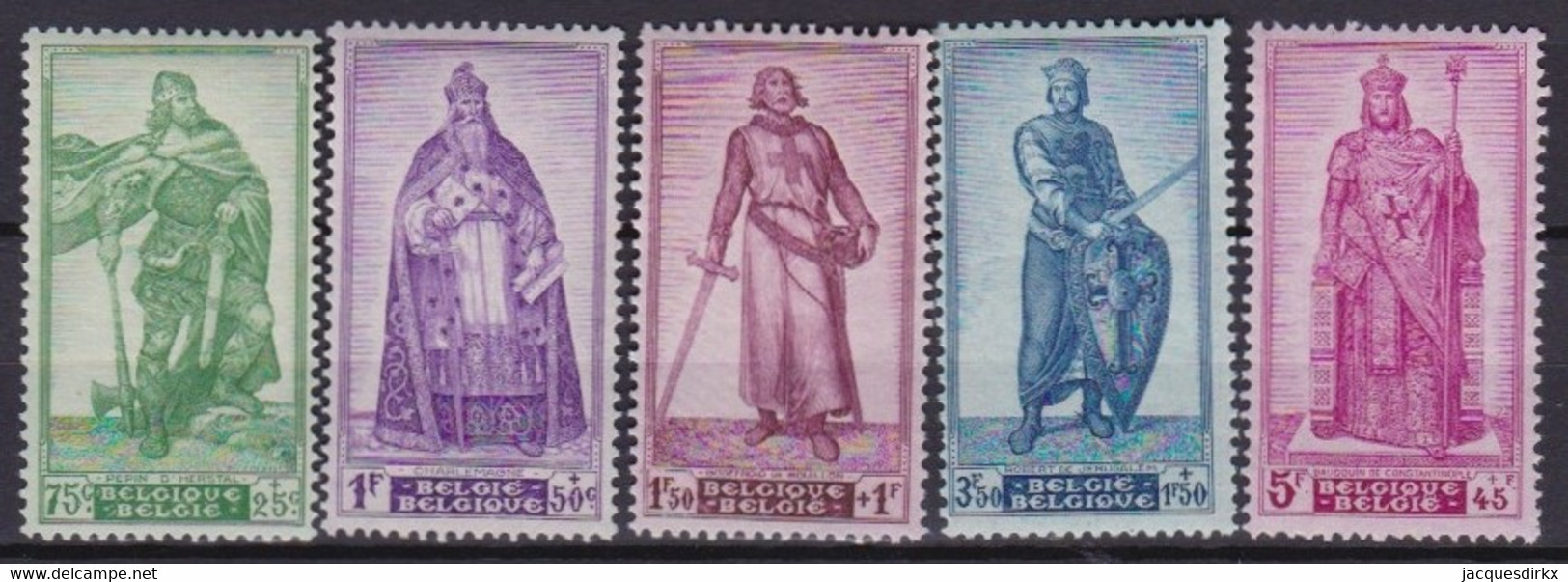 Belgie  .   OBP   .     737/741   .    **     .   Postfris  .  /  .   Neuf Avec Gomme Et SANS Charnière - Unused Stamps