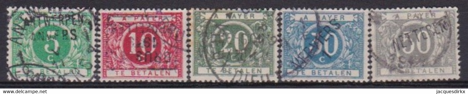 Belgie  .   OBP   .    Taxe 12A/16A      .    O     .   Gestempeld     .  /  .   Oblitéré - Briefmarken