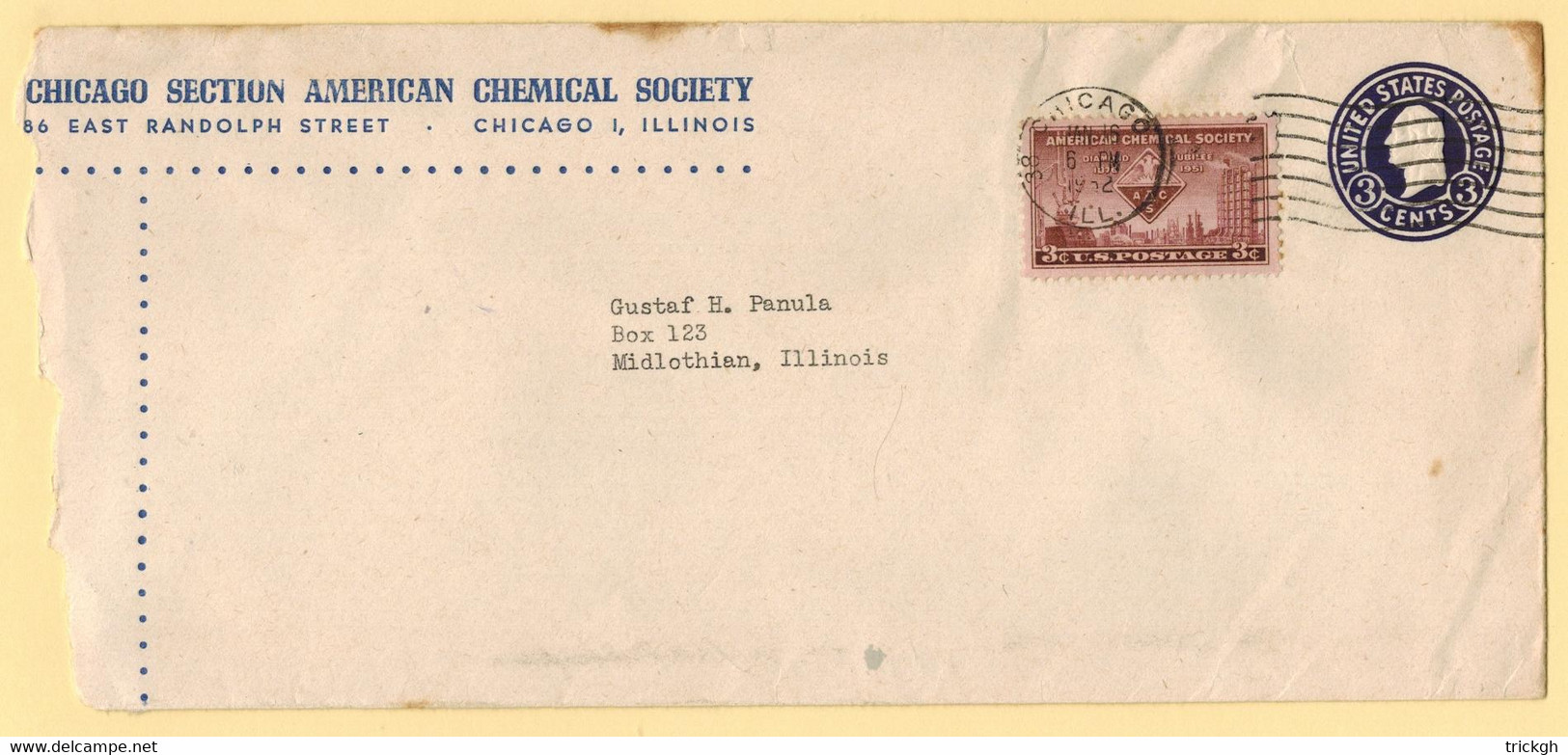 Chicago >> Midlothian ILL 1952 / American Chemical Society - 1941-60