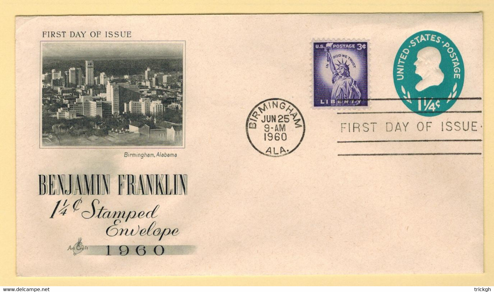 U549 Birmingham ALA 1960 / FDI / Benjamin Franklin - 1941-60